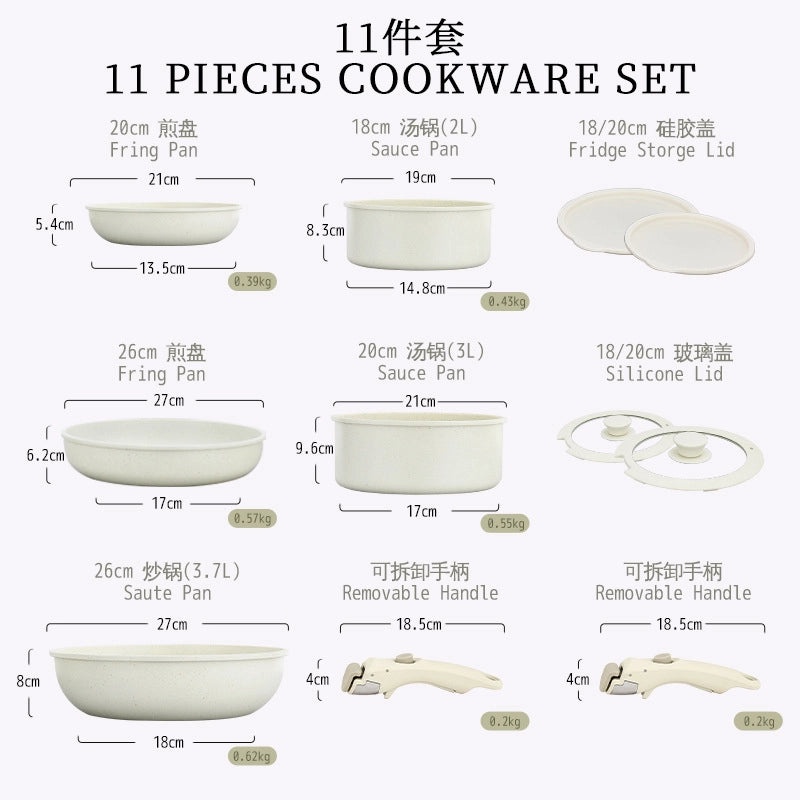 Aluminium Alloy Cookware Set for Casual Use | Kitchen & Dining