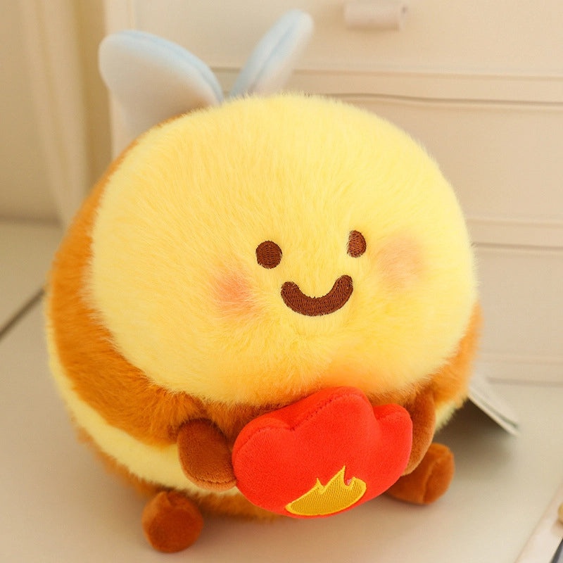 Cute Bee Plush Toy Soft Stuffed Animal with PP Cotton Filling|Plush Toys & Stuffed Animals