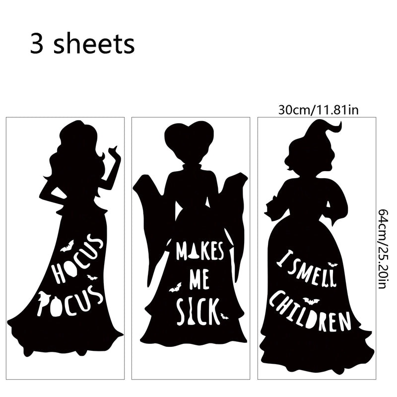 Casual Solid Color PVC Window Stickers for Vacation | Home Decor & Window Accessories