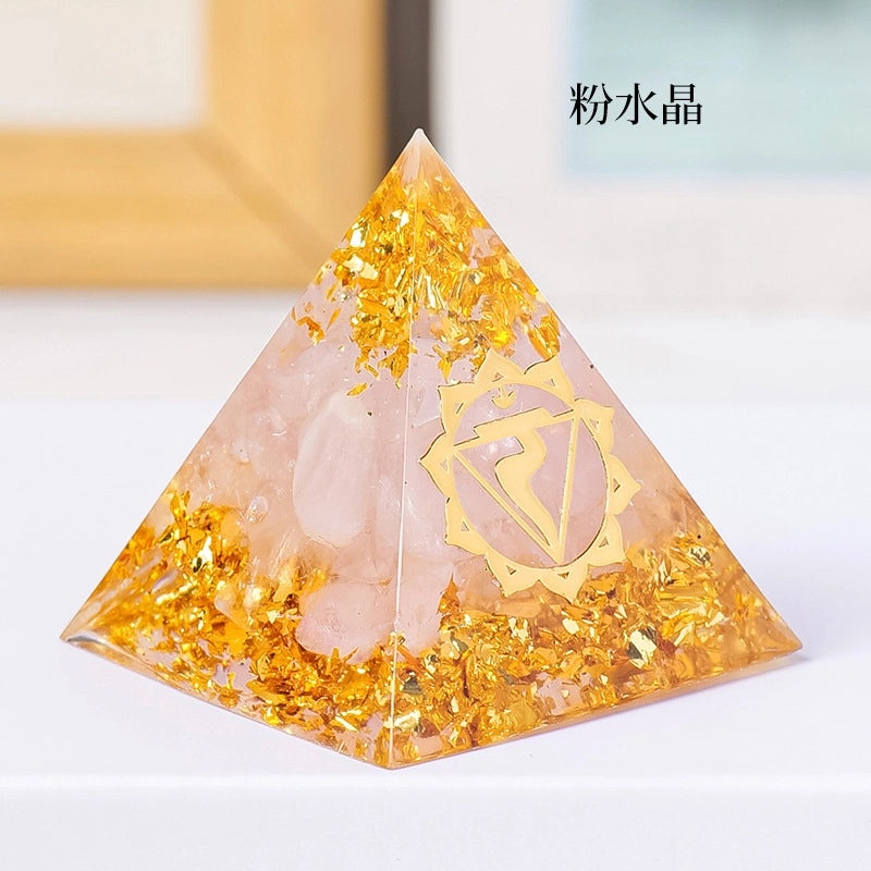 Minimalist Crystal Pyramid Decor | Home Decor