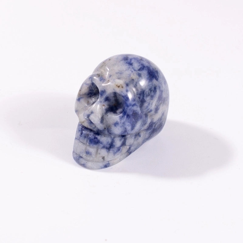 5-Piece Halloween Minimalist Skull Gem Obsidian Artificial Decorations|Home Decor