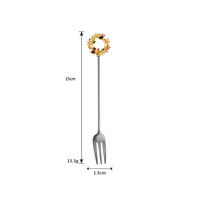 Festive Cartoon Stainless Steel Cutlery Set|Kitchen & Dining