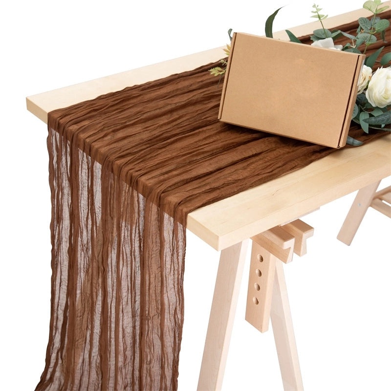 Elegant Vacation Table Runner in Solid Color Polyester|Home Decor Table Linens