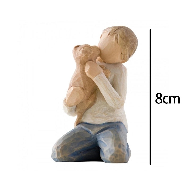 Contemporary Human Figurine Synthetic Resin Decorative Art Piece|Home Decor Ornaments