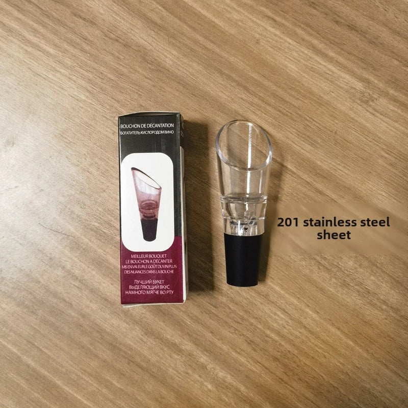 Stainless Steel Wine Pourer with Silicone Petal Quick Decanter Spout for Household Use|Wine Accessories