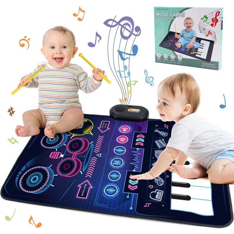 Early Learning Drum and Piano Music Blanket for Babies|Educational Toys