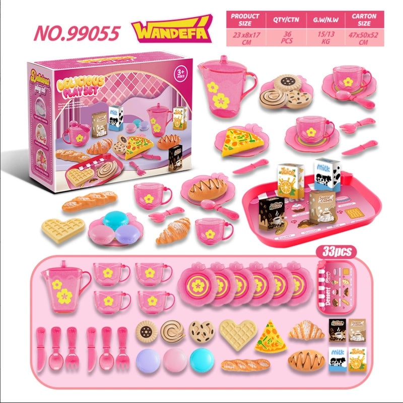 Children's Kitchen Playset Solid Color Plastic Toy Utensils|Educational Toys & Pretend Play