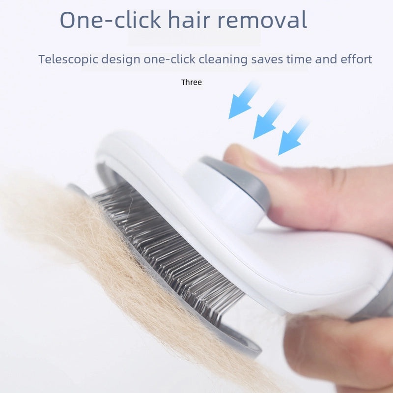 Automatic Pet Hair Remover Comb for Cats and Dogs | Pet Grooming Tools