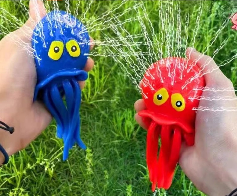 Kids Octopus Water Absorbent Bath Toy for Pool and Beach Play | Baby Bath Toys