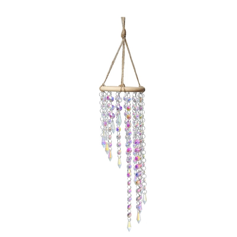 Geometric Water Droplet Crystal Suncatcher Wind Chime Modern Wall Decor|Home Decor