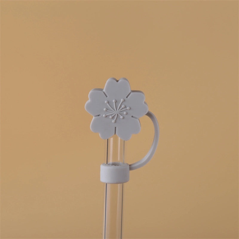 10mm Glass Straw Dust Cover Stainless Steel Cap for Large Diameter Straws Milk Tea Accessories|Drinkware Accessories