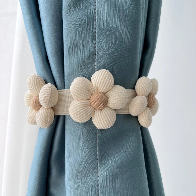 Casual Floral Polyester Curtain Tiebacks for Window Decor|Home Decor & Window Treatments