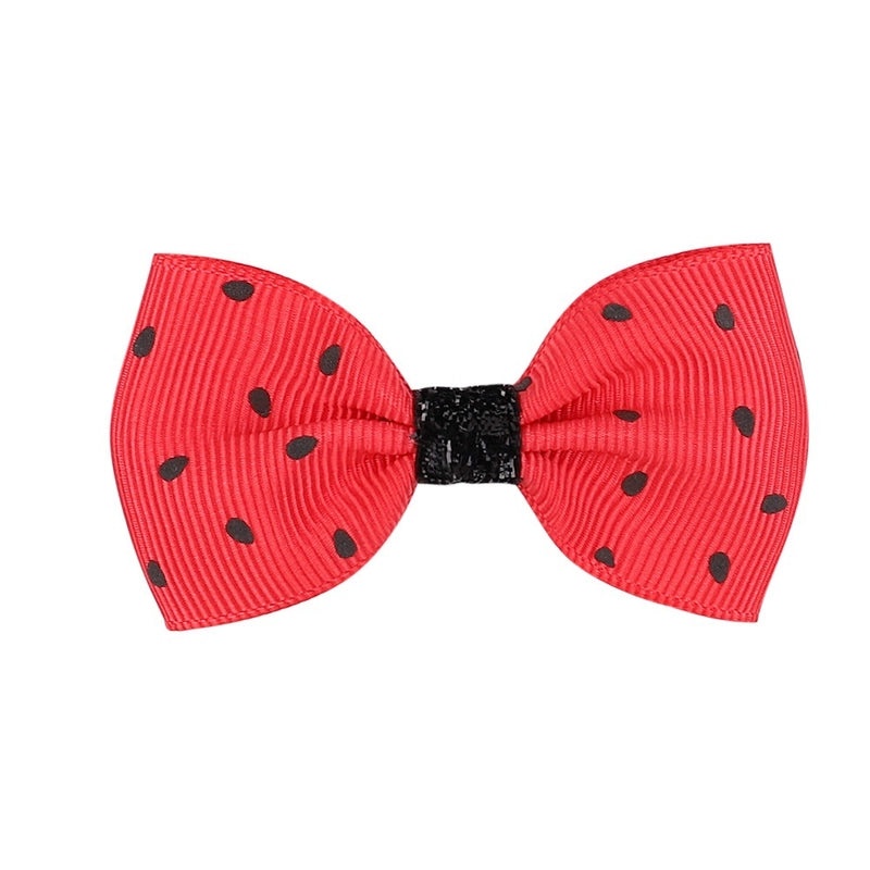 Fruit Pattern Bow Hairpin Watermelon Hair Clip for Kids | Children's Hair Accessories