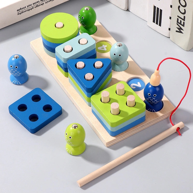 Animal Wooden Building Toys for Babies 0-2 Years | Baby Educational Toys