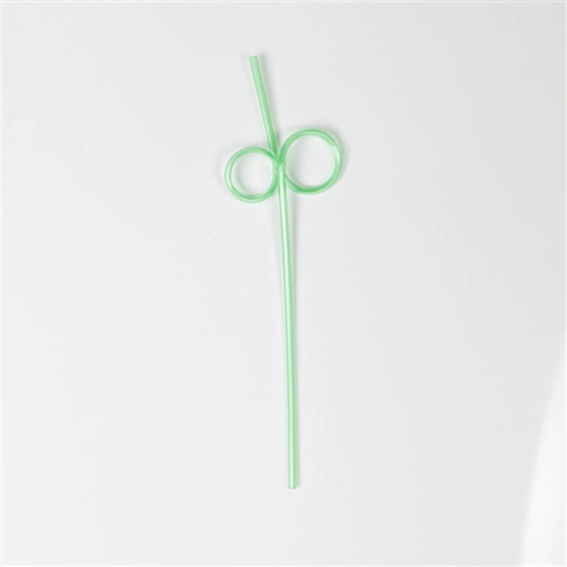 Reusable Curved PETG Art Straw | Eco-Friendly Drink Accessories