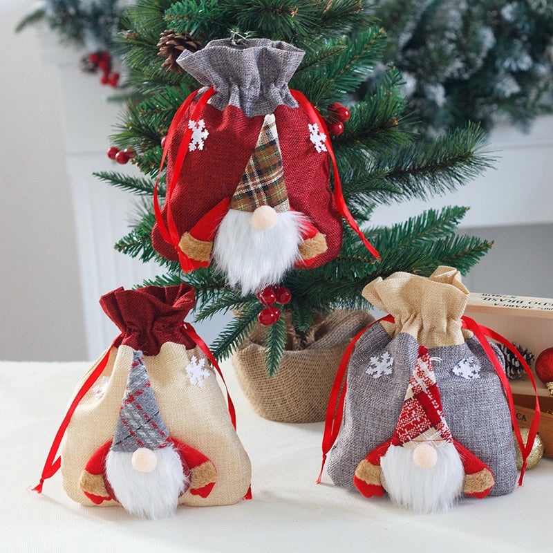 Christmas Cartoon Party Gift Bags Festival Wrapping Supplies | Party Supplies & Gift Wrap