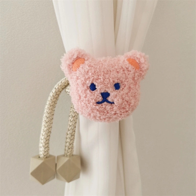 Cute Bear Design Polyester Yarn Sticky Hook for Window | Home Decor Accessories
