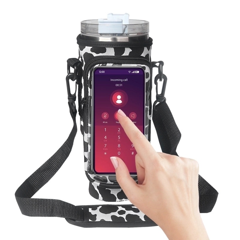 Vintage Multicolor Canvas Coffee Cup Sleeve 1 Piece | Drinkware Accessories