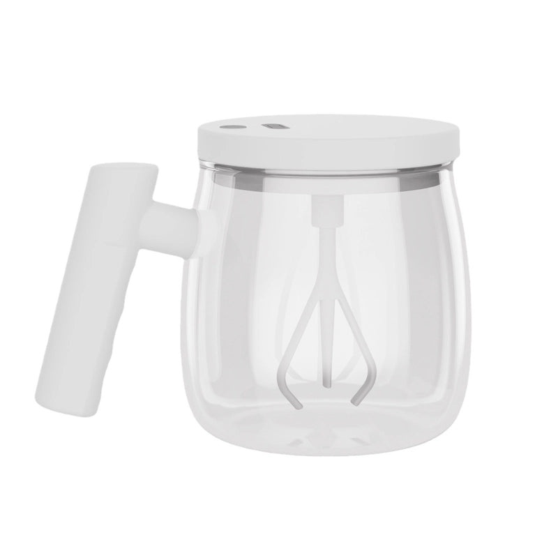 Portable Electric Glass Coffee Mug with Automatic Mixing | Kitchen & Dining