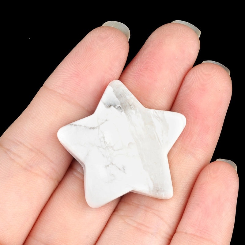 Natural Crystal Agate Star-Shaped Bead Pendant | Jewelry Accessories