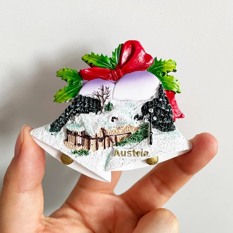 3D Travel Refrigerator Magnet Stickers Europe Cities Souvenirs Creative Tourist Gifts|Home Decor & Magnets