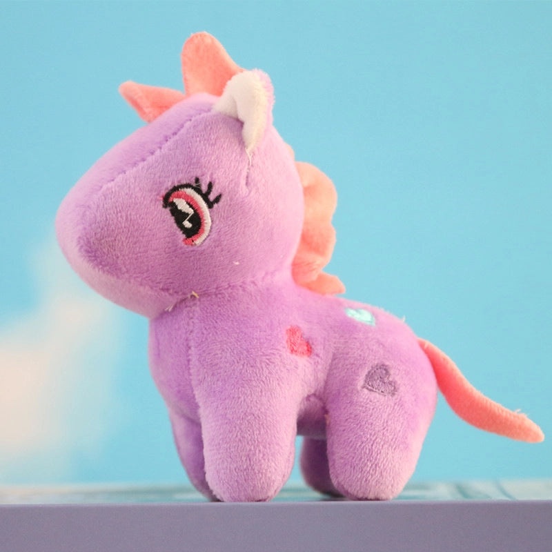 Pony Wedding Plush Doll Keychain Pendant Cute Little Pony Toy Charm|Accessories & Keychains