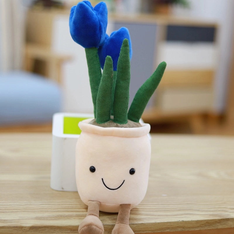 Plush Stuffed Animals with Potted Plant Design Soft PP Cotton Toys | Plush Toys & Stuffed Animals