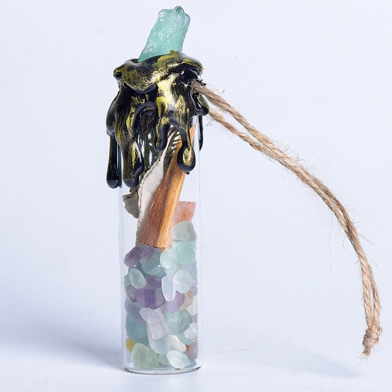 Minimalist Solid Color Crystal Pendant Necklace | Jewelry & Accessories