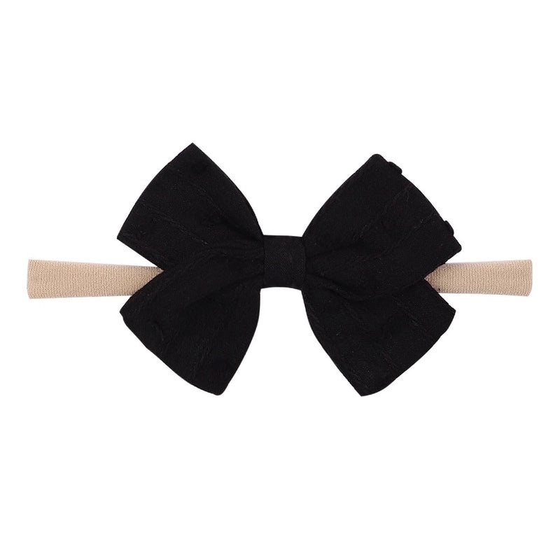 Kids Soft Nylon Bow Headband Candy Colors|Children's Hair Accessories