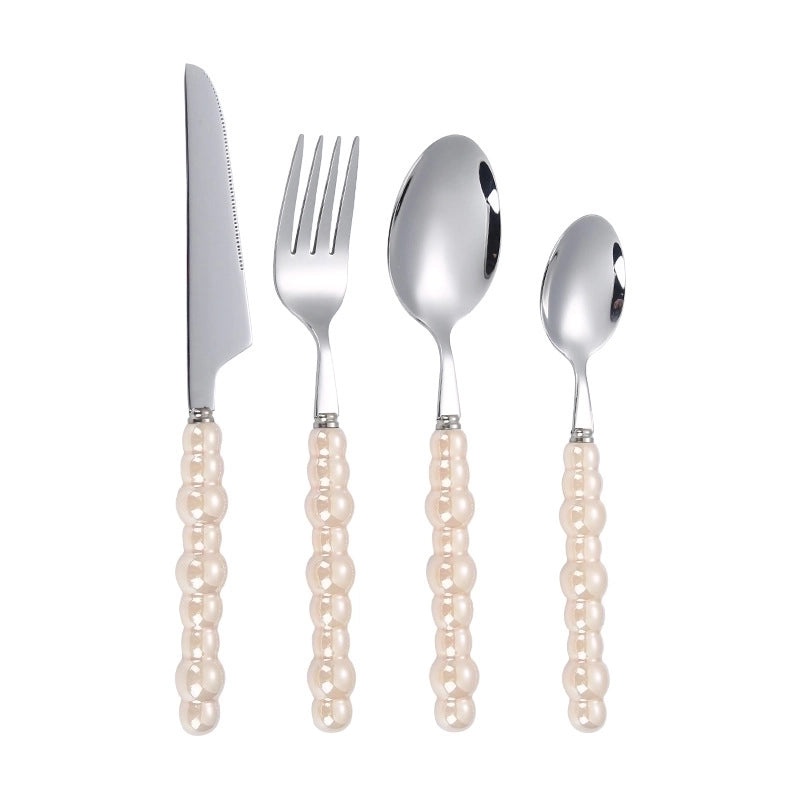 Baroque Style Solid Color Stainless Steel Cutlery Single Piece|Kitchen & Dining Tableware