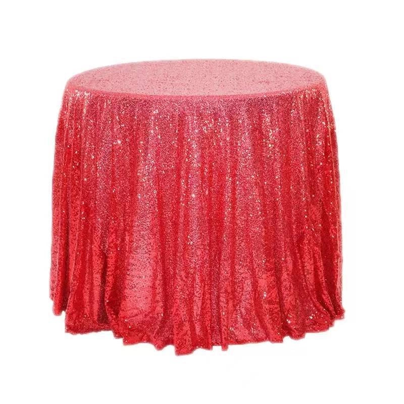 Sequined Polyester Tablecloths Solid Color Stylish Design|Home Decor & Table Linens