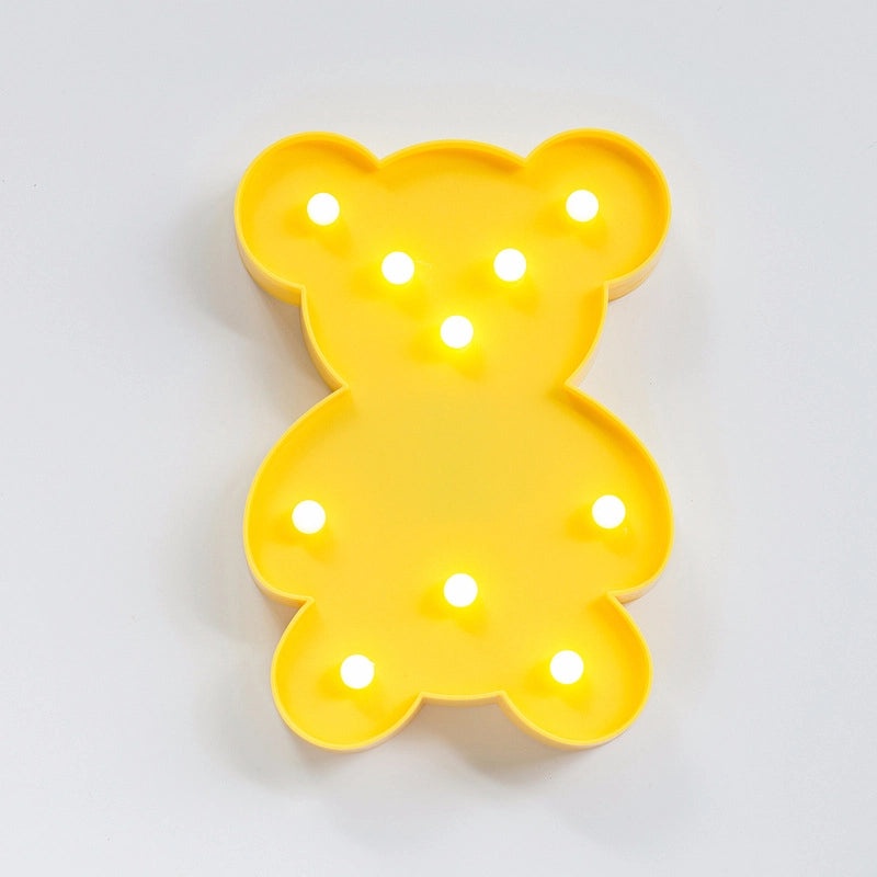 Korean Chic LED Flamingo Cactus Pineapple Cloud Decorative Table Lamp Nightlight | Home Decor Lighting