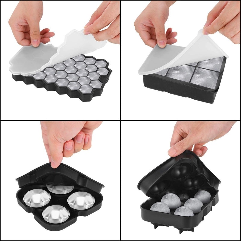 Simple Silicone Ice Cube Mold Set | Kitchen & Dining Accessories