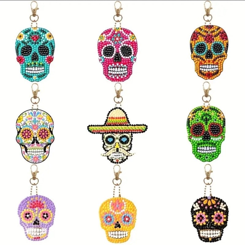 DIY Diamond Painting Keychain 1012 Pieces Variety Platform Explosions Design | Keychains & Accessories