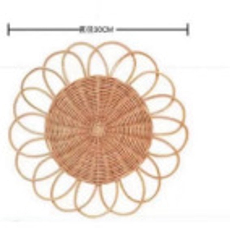 Nordic Style Rattan Wall Hanging Ornament for Home Entrance and Living Room Decor|Home Decor