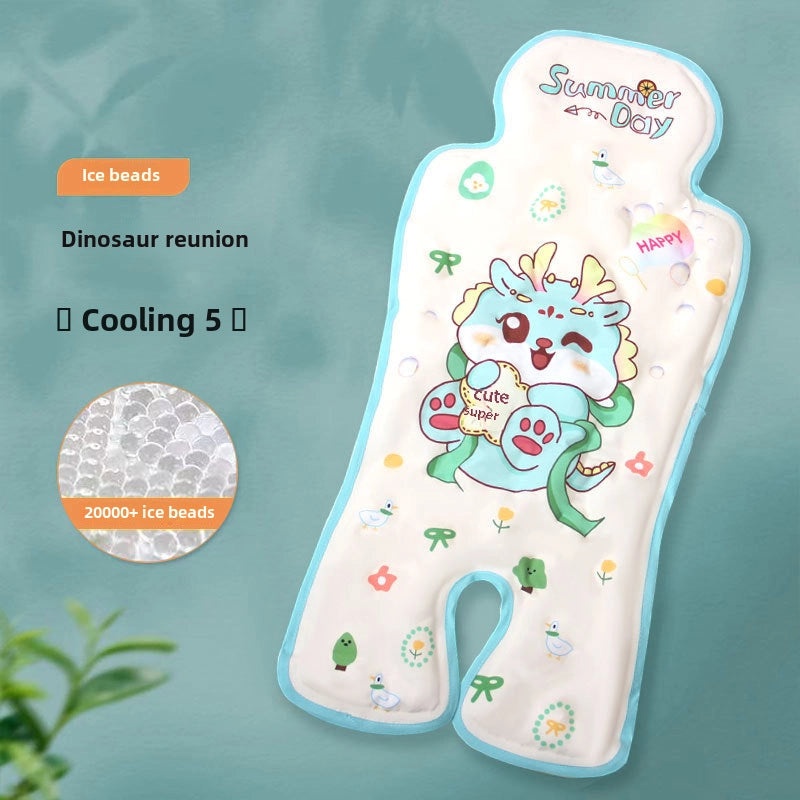 Universal Baby Stroller Car Seat Gel Cooling Mat Ramie Ice Pad Safety Cushion for Dining Chair Baby Mat|Baby Travel Accessories
