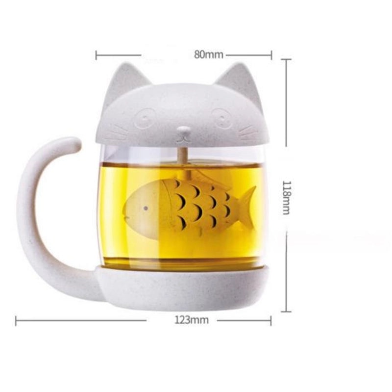 Adorable Animal Print Glass Cup 1 Piece|Home & Kitchen Tableware