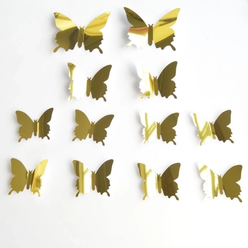 3D Butterfly Mirror Wall Stickers for Bedroom Decoration | Home Decor