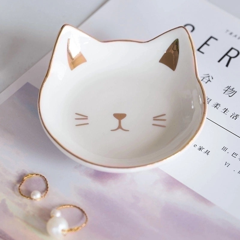 Adorable Animal Design White Porcelain Plate Single Piece|Home Decor Tableware Dishes Plates