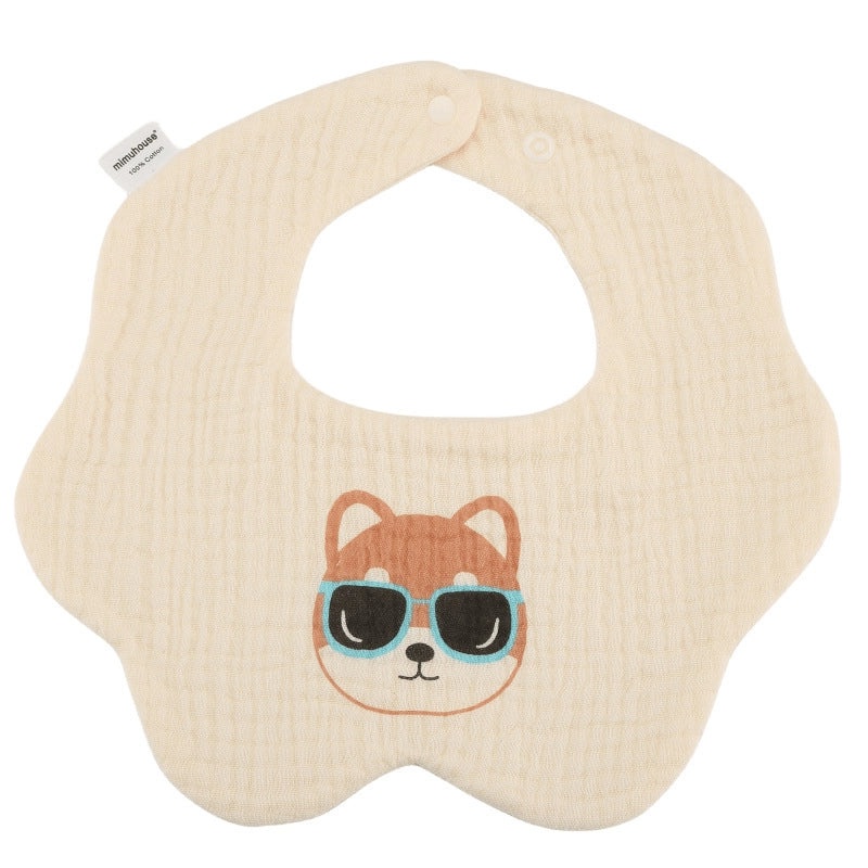 Adorable Animal Cherry Blossom Cotton Baby Burp Cloths Soft Infant Accessories|Baby Essentials