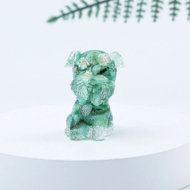 Adorable Dog Shaped Crystal Figurines for Home Decor|Decorative Figurines