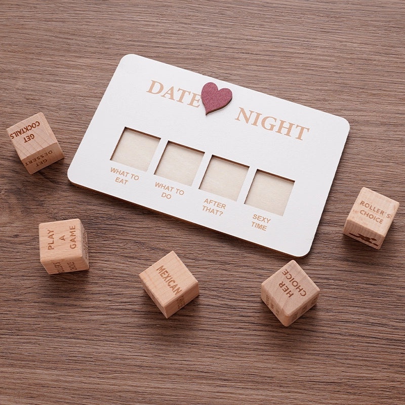 Educational Wooden Dice with Letters and Numbers|Children's Educational Toys and Games