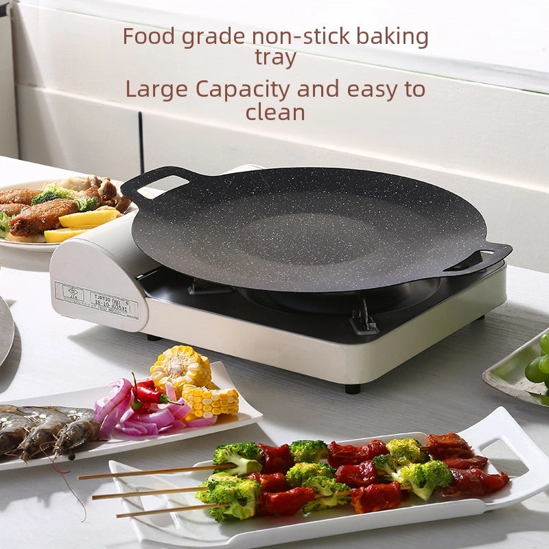 Portable Non-stick Korean BBQ Mushroom Grill Tray | Outdoor BBQ Accessories