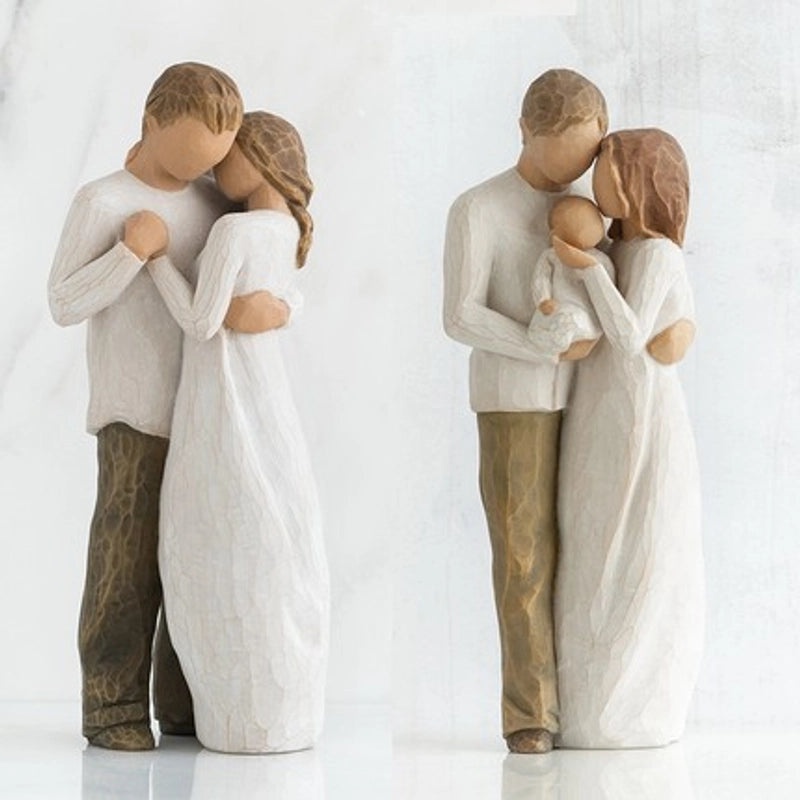Contemporary Human Figurine Synthetic Resin Decorative Art Piece|Home Decor Ornaments