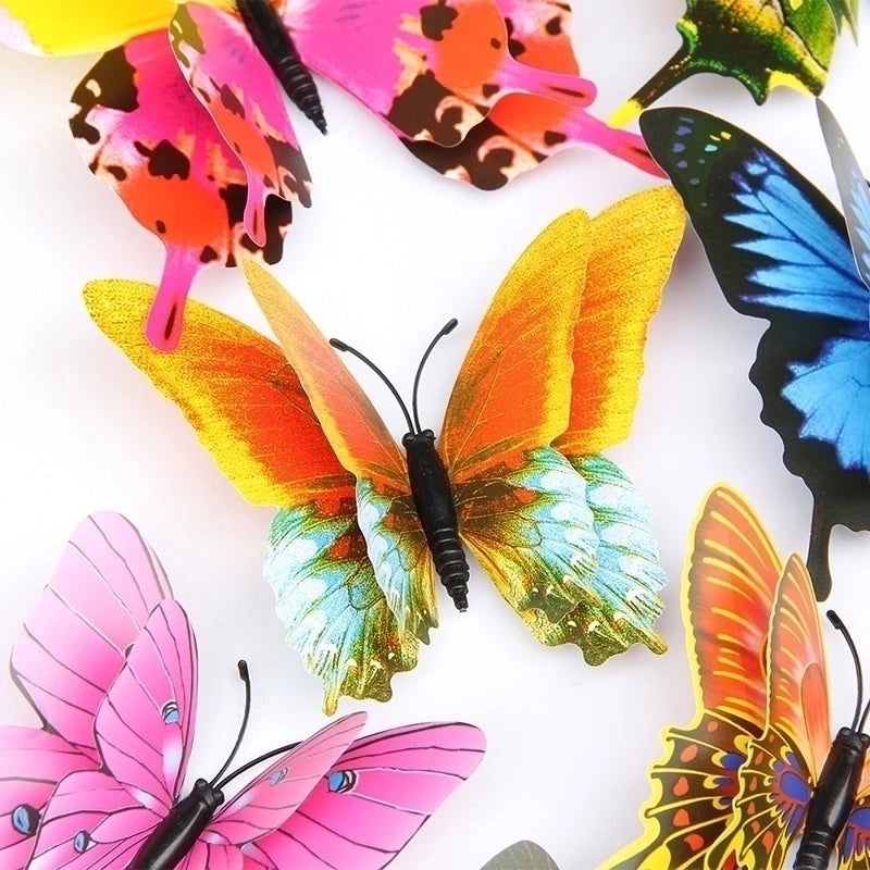 3D Butterfly Wall Decals Set of 12 | Home Decor Wall Art