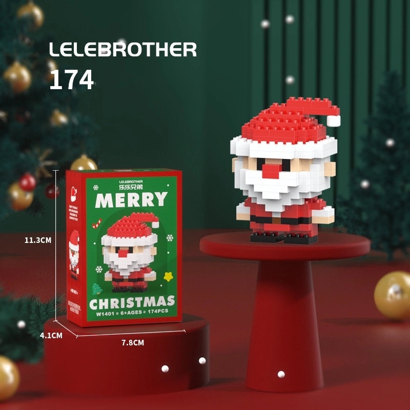 Christmas Tree Building Blocks Set Compatible with Small Particles | Kids Christmas Toys & Building Sets