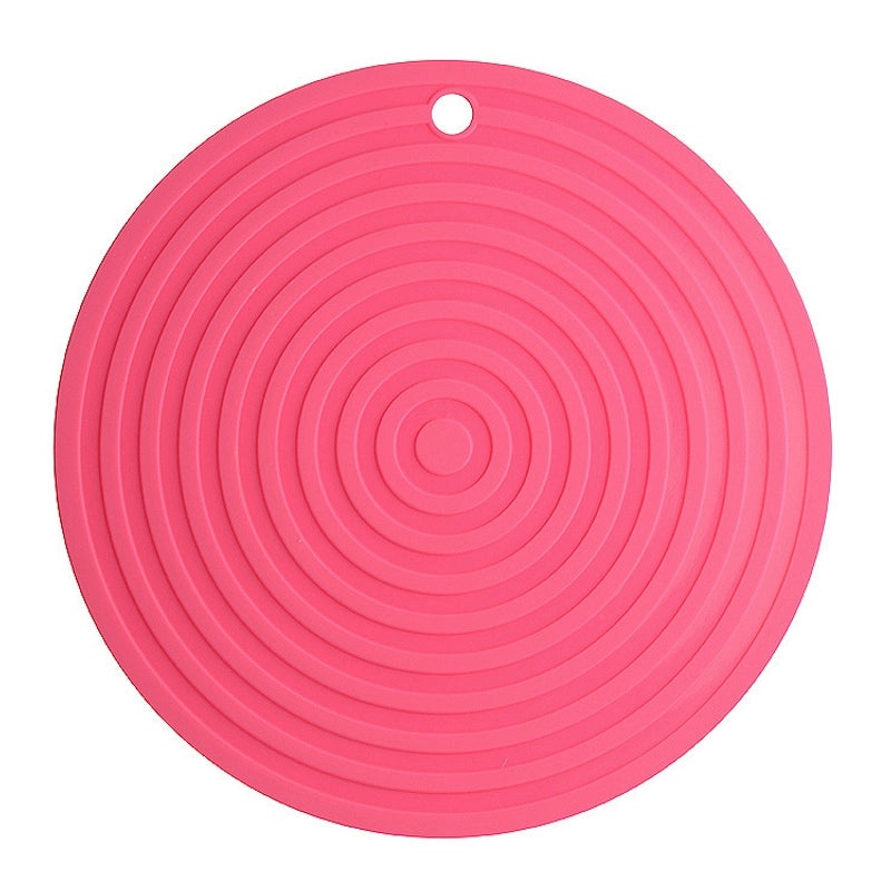 Round Silicone Heat Insulation Mat 18/24/30cm Non-Slip Casserole Bowl Placemat | Kitchen Accessories