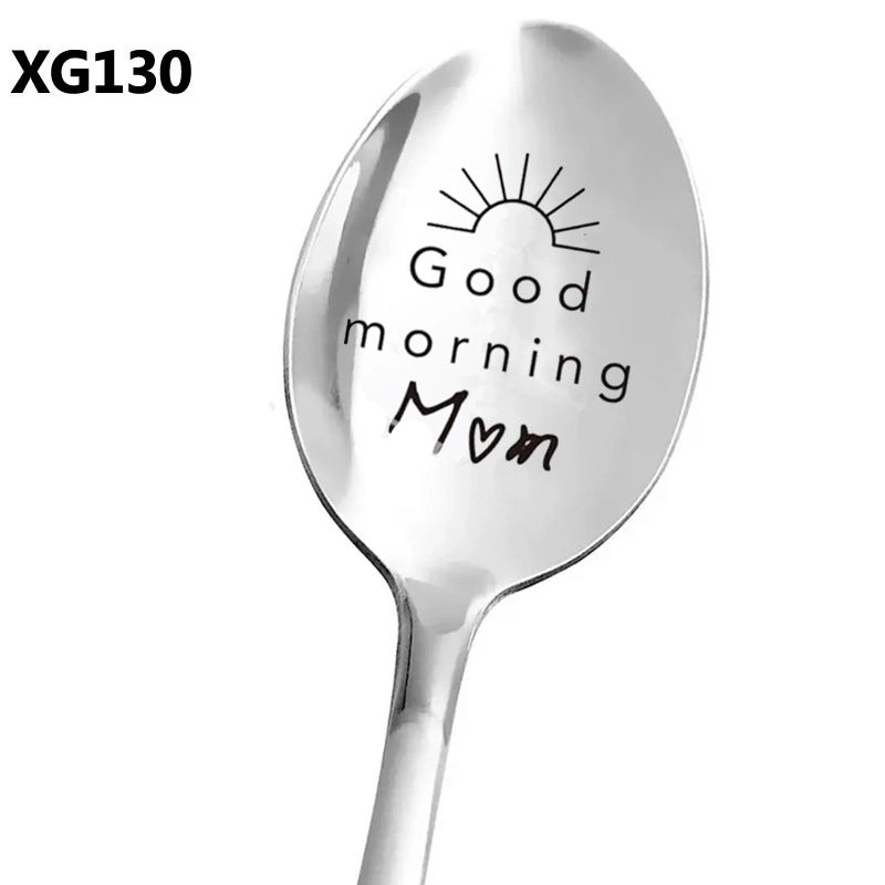 Trendy Stainless Steel Lettered Tableware Single Piece|Home & Kitchen Tableware