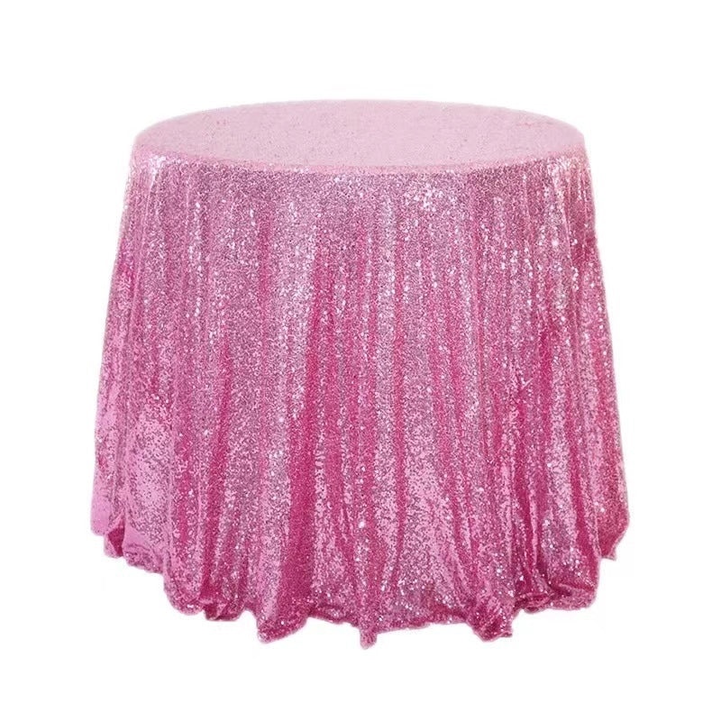 Sequined Polyester Tablecloths Solid Color Stylish Design|Home Decor & Table Linens