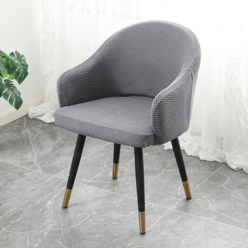Modern Elastic Full Armrest Chair Cover, Curved Backrest Protector for Dining Table and Stool|Home & Living > Furniture Accessories